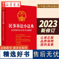 2023新书 民事诉讼小法典 含民事诉讼法及司法解释 收录2023新民事诉讼法 常用民事诉讼文书样式 中国法制出版社 9