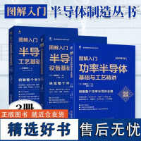 图解入门半导体制造设备基础与构造精讲+半导体制造工艺基础精讲 +功率半导体基础与工艺精讲 套装全3册 佐藤淳一著 技术教