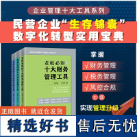 [全3册]老板必知的十大风控合规工具+老板必知的十大财务管理工具+老板必知的十大税务管理工具 张能鲲沈坤著数字化转型企业