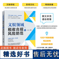 文娱领域税收合规与风险防范 刘剑 立信会计出版社 影视文化网络直播带货行业税务稽查风险及司法审判实务操作案例解析 文化娱