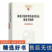 康德《纯粹理性批判》的现象学阐释(中国现象学文库·现象学原典译丛·海德格尔系列) 商务印书馆 正版