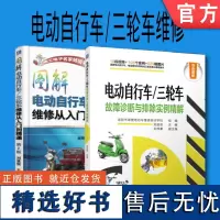 套装 正版 电动自行车 三轮车维修 共2册 图解电动自行车 三轮车维修从入门到精通 第2版 故障诊断与排除实例精解