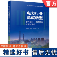 正版 电力行业低碳转型 客户细分负荷预测与能效评价 王莉芳 温文 俞文瑾 减排效果 大数据赋能 数据挖掘 技术细分