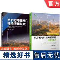 套装 正版 风力发电机故障诊断及应用技术 共2册 风力发电机及叶轮故障诊断技术 风力发电机组轴承应用技术