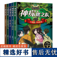 附音频 正版全套5册神探鹰之队校园侦探小说系列董恒波著大杨树下的罪案夜半敲门声神秘的日记会飞的耳环失踪的梅花K学生课外阅