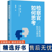 检察官如何思考 从办案实践到司法理念 陈亚东 著 司法制度社科 正版图书籍 清华大学出版社