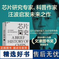 [第十九届文津图书奖作品]芯片简史 芯片研究专家科普作家 汪波 著 芯片是如何诞生并改变世界的 未来科技发展趋势科学社科