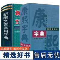 [2册]康熙字典(标点整理本)+新编文言常用字典书籍