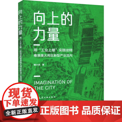 向上的力量 用"工业上楼"实践诠释粤港澳大湾区新型产业流向 杨小贞 著 建筑艺术(新)专业科技 正版图书籍