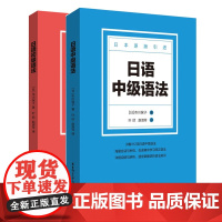 日语初级语法+中级语法 全2本 叶欣 日本语初级中级语法重要语法点 日语语法教程 大学日语语法教材辅导书籍 华东理工大学