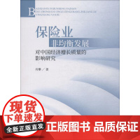 保险业非均衡发展对中国经济增长质量的影响研究 肖攀 著 金融投资经管、励志 正版图书籍 经济科学出版社