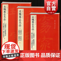 北魏墓志名品一二三册 中国碑帖名品上海书画出版社篆刻书法毛笔字临摹楷书字帖 张黑女元桢墓志孟敬训墓志铭