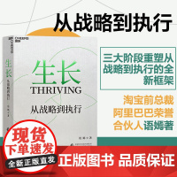 生长 从战略到执行 淘宝前总裁阿里巴巴荣誉合伙人语嫣作品 重塑从战略到执行的全新框架 企业战略管理 中国财政经济出版社