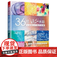 36招“玩儿”水彩:水彩画入门技巧全解 绘画技法构图技巧技法教程全解零基础入门学技巧书籍