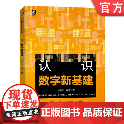 正版 认识数字新基建 李翔宇刘涛 经济 新基建 5G 6G 人工智能 大数据中心 工业互联网 新能源充电桩 城市轨道