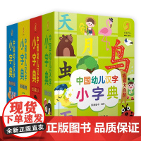 套装4本 中国幼儿汉字小字典人 国潮童书主编人民卫生出版社少儿启蒙读物亲子阅读小学生幼衔小识字书籍幼儿礼物