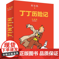 丁丁历险记 共8册 精装版 月球探险奔向月球 绘本故事书 6-8-10岁一二三年级寒暑期班课外阅读书籍 阅读儿童读物