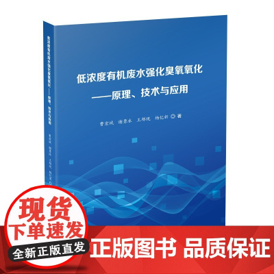 低浓度有机废水强化臭氧氧化:原理技术与应用 废物处理与综合利用全新正版