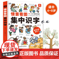 情景看图集中识字 汉字识字书幼小衔接儿童启蒙学前教育