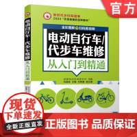 正版 电动自行车 代步车维修从入门到精通 全彩图解 扫码看视频 刘遂俊 故障排除 工具 仪器 方法技巧