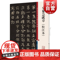 皇象急就章(松江本)(彩色放大本中国著名碑帖) 原色清晰放大笔触纤毫毕现上海辞书出版社