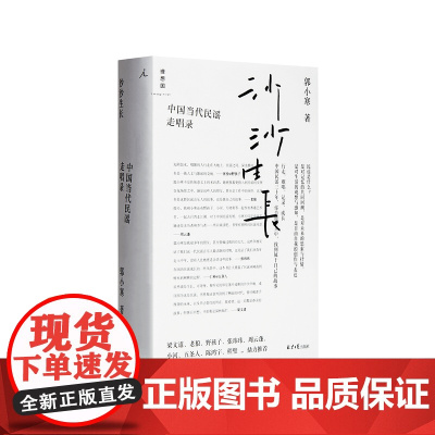 沙沙生长 中国当代民谣走唱录 郭小寒 民谣 音乐 老狼 小柯 周云蓬 李志 野孩子 五条人乐队的夏天 理想国