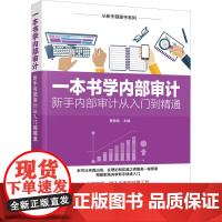 一本书学内部审计 新手内部审计从入门到精通 曹艳铭 编 统计 审计经管、励志 正版图书籍 化学工业出版社