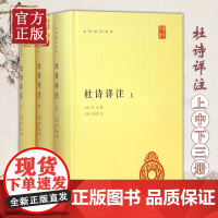 杜诗详注 精装三册 中华国学文库 简体横排 古诗词解读 世界名著文学 中华书局杜甫诗集全集唐诗杜诗详注 唐 杜甫撰 清