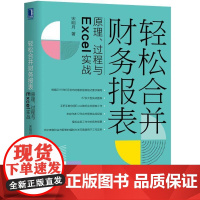 正版 轻松合并财务报表 原理过程与Excel实战 宋明月 资产负债表 数据验证 利润表 现金流量表 抵销分录列表 长