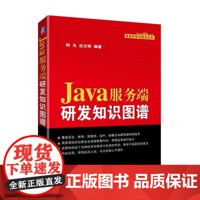 正版 Java服务端研发知识图谱 何为 迟文恒 工程管理 Linux服务器命令 Spring框架治理 SpringM