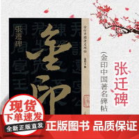 张迁碑 金印著名碑帖 孙宝文8开原碑帖放大版 汉隶书毛笔书法练字帖 高清印刷 成人学生初学书法入门临摹范本 上海人民美术