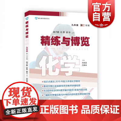 精练与博览/化学 九年级第二学期 核心素养教育丛书 9年级下九年级第2学期 初中教辅 初中化学精练 初三化学 上海教育出