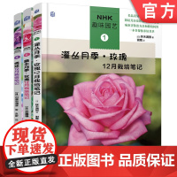 套装 正版 NHK趣味园艺丛书 共3册 灌丛月季玫瑰12月栽培笔记 藤本月季玫瑰12月栽培笔记 绣球12月栽培笔记