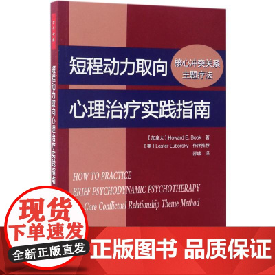 短程动力取向心理治疗实践指南:核心冲突关系主题疗法 (加拿大)霍华德·E.布克(Howard E.Book) 著;邵啸