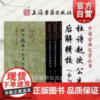 杜诗赵次公先后解辑校修订本精全三册 中国古典文学丛书诗圣杜甫 上海古籍出版社