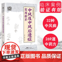 中风及中风后遗症实用验方 中医病症效验方丛书 中风及后遗症验方中风书经方治中风经方讲中风 中医验方大全奇效验方 广东科技