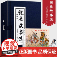 说岳故事选全套5册连环画小人书 老版怀旧北宋末年岳飞抗金故事爱国主义教育儿童学生课外故事阅读灰板上海人民美术出版社