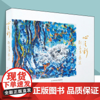 心之彩:刘家男画集 青年书画家 蓝红白紫黄黑绿系列 油画 画集 天津人美