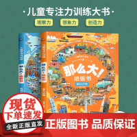 那么大地板书超大宝宝绘本全套2册 儿童这么大的地板书专注力训练幼儿3-6岁绘本早教书籍孩子注意力观察力益智思维图画脑力