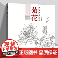 白描技法精解 菊花 中国画动物花鸟工笔画底稿书 白描勾线画谱美术绘画初学者入门到精通基础教程 线描写生范例画家写生 福