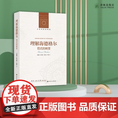 [人文与社会译丛]理解海德格尔:范式的转变 当代重要海德格尔研究者斯坦福大学教授力作 关于海德格尔不可不读的二手研究