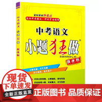 恩波教育2023新版 中考语文小题狂做提优版 初三九年级中考总复习语文专题突破滚动强化综合提优梳理小题突破重点含答案