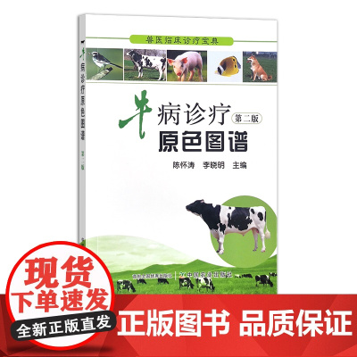 兽医临床诊疗宝典:牛病诊疗原色图谱 第二版 陈怀涛 李晓明 主编. 19138