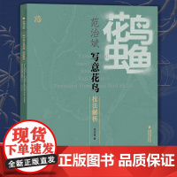 花鸟虫鱼一范治斌写意花鸟技法解析 高清范本临摹赏析国画写意花鸟画册临摹基础教程 国画写意水墨画花鸟鱼虫初学者绘画技巧入门