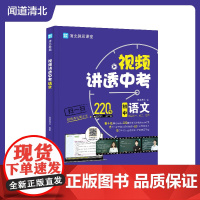 视频讲透中考语文 初中七八九年级中考冲刺 初一初二初三通用 全国通用 四轮复习考试试卷真题总复习 初中教辅教材 江西美