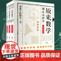 全3册 给孩子的数学三书原来数学都在这样学刘熏宇著数学学习技巧知识书籍中小学趣味数学思维训练 课外阅读科普百科书排行榜T