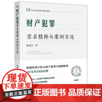 财产犯罪罪名精释与案例百选 陈洪兵著 法律出版社 正版图书