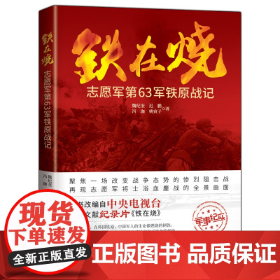 铁在烧:志愿军第63军铁原战记 魏纪奎冯珈姚寅子等著抗美援朝战争纪实军事历史朝鲜战争中国近代历史书籍