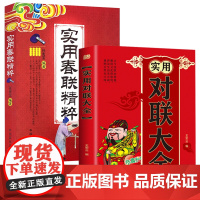 [2册]实用对联大全+实用春联精粹 传统节日民俗十二生肖写对联书中国民间文学对联大全集实用春节对联楹联新对联大全书籍