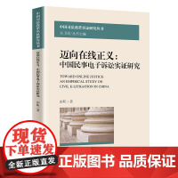 迈向在线正义:民事电子诉讼实证研究 彭昕 中国司法改革实证研究丛书 北京大学店正版